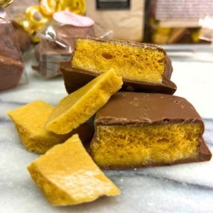Belgian chocolate honeycomb